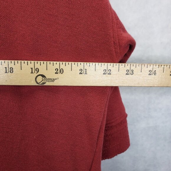 Soft Surroundings Cardigan Women Petite L/XL Open Front Pockets Slub Cotton Ocre - Picture 14 of 14